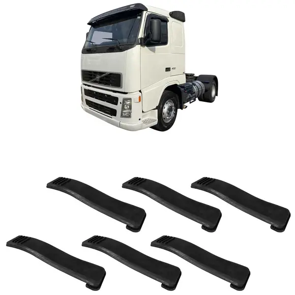 Presilha Paralama Traseiro Volvo FH 2010.... KIT 6 Peças