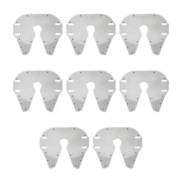 Protetor Deslizante Quinta Roda Cavalo Pino 2,5'' KIT 8 Peças