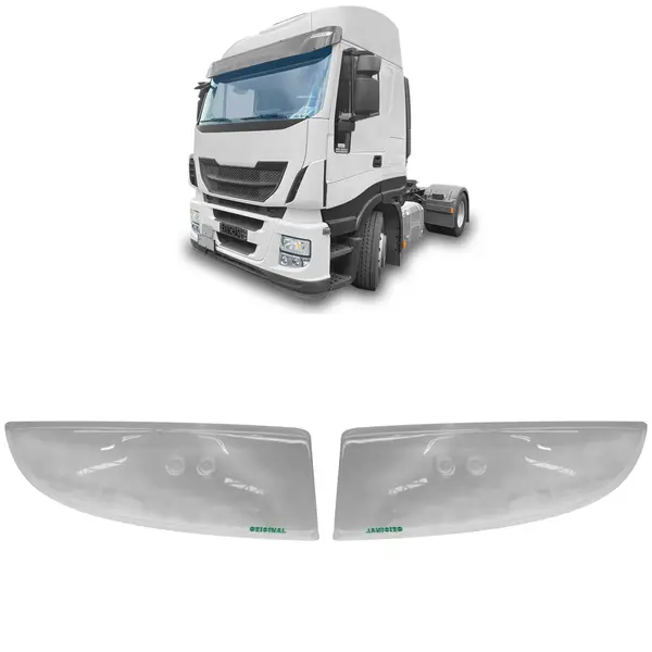 Protetor Farol Auxiliar Caminhão Iveco Stralis 2008