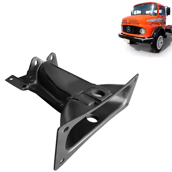Rebocador Para-Choque para Caminhão MB 1111 / 1113 / 1313 Farol Redondo