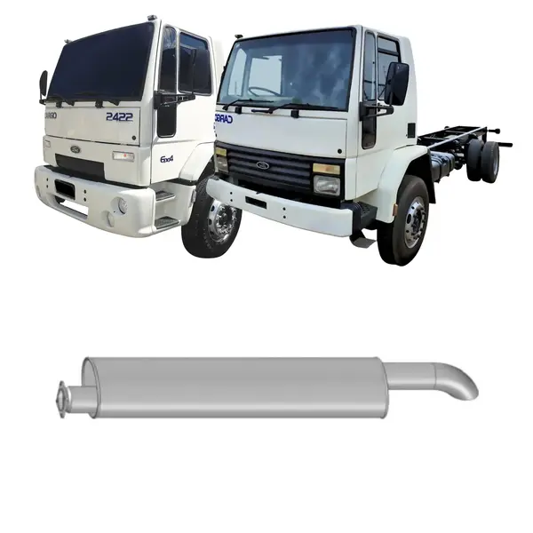 Silencioso Escapamento Ford Cargo 1215 1415 1518 1618 1721