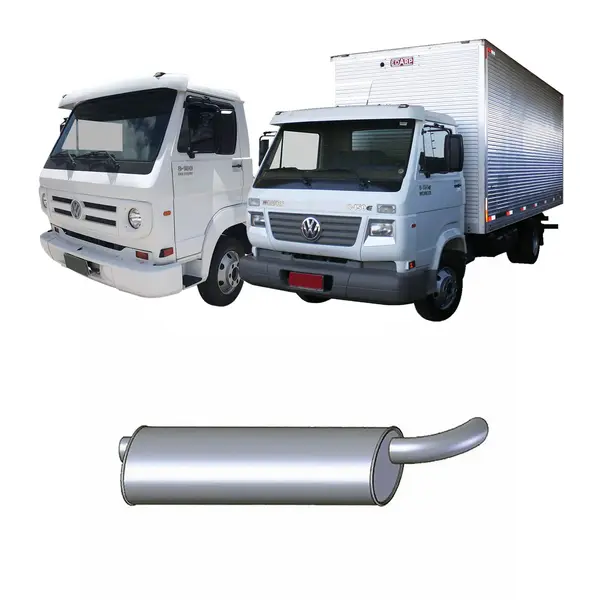 Silencioso Escapamento VW 3/4 Worker Delivery 2000 a 2011 3''