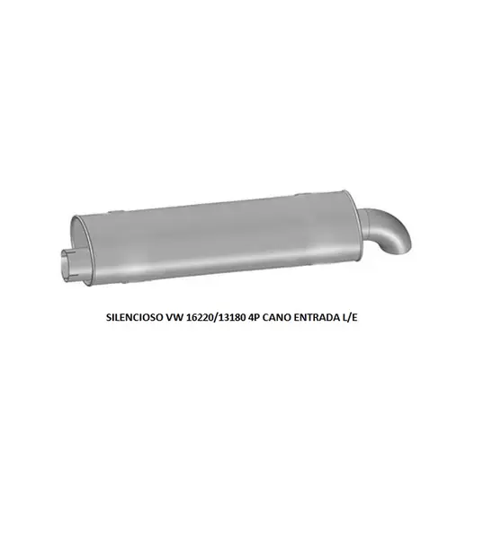 Silencioso VW 16220/13180 4P Cano Entrada L/e