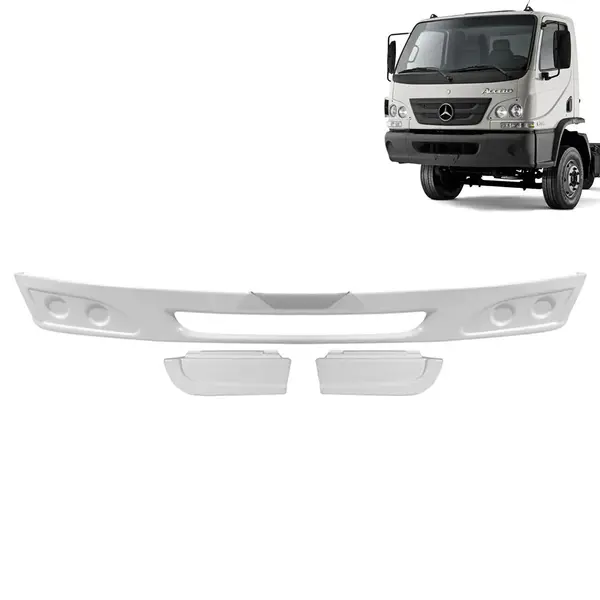 Spoiler Bigodinho Para-Choque Dianteiro para Caminhão MB Accelo 19 cm