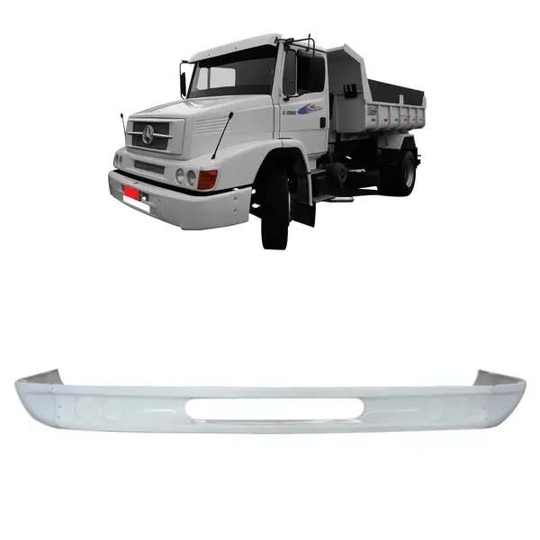 Spoiler Parachoque Caminhão MB 1620 Atron a Partir 2000... p/ 4 Farois