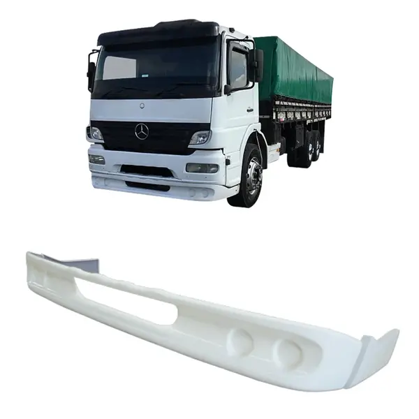 Spoiler Parachoque Caminhão MB Atego 2008 a 2011 p/ 4 Farois