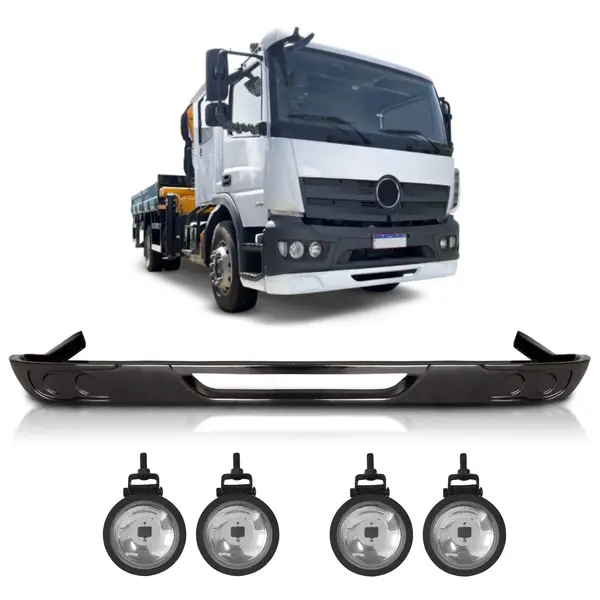 Spoiler Parachoque para MB Atego 1419 1719 Ano 2025 com Farol