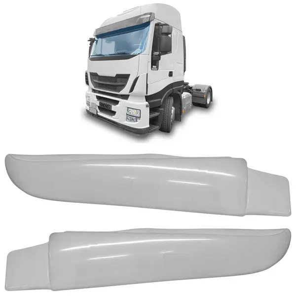 Spoiler Ponteira Caminhão Ivco Stralis Hi-way a Partir 2008... Par