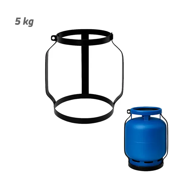 Suporte Botijão de Gás 5 kg para Caminhão