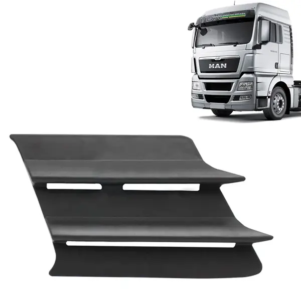 Tampa Acabamento Farol Auxiliar para Caminhão Man TGX Lado Direito