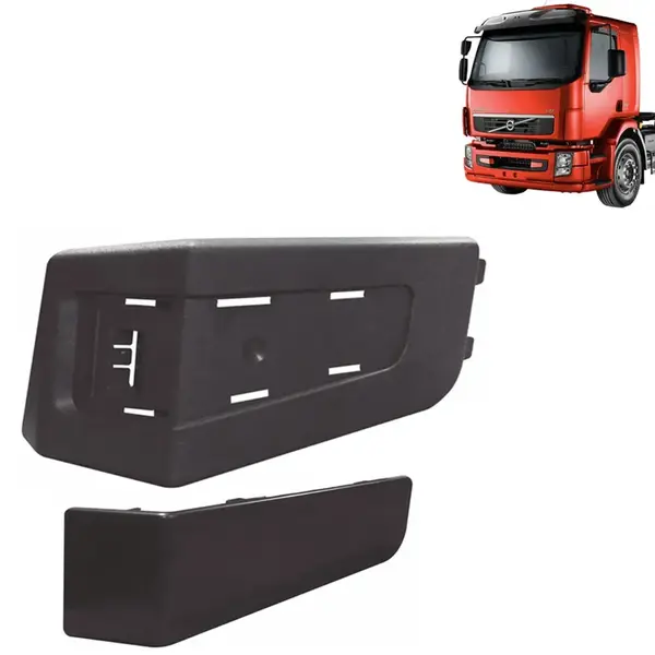 Tampa com Acabamento Para-Choque Para Caminhão Volvo VM 2010 á 2014 Lado Esquerdo