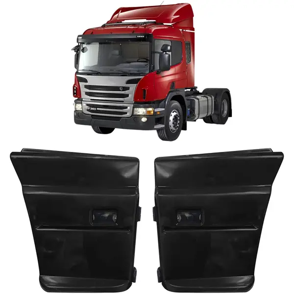 Tampa Estribo Caminhão Sc Serie 5 Cab. P G R 2008 a 2012 Par