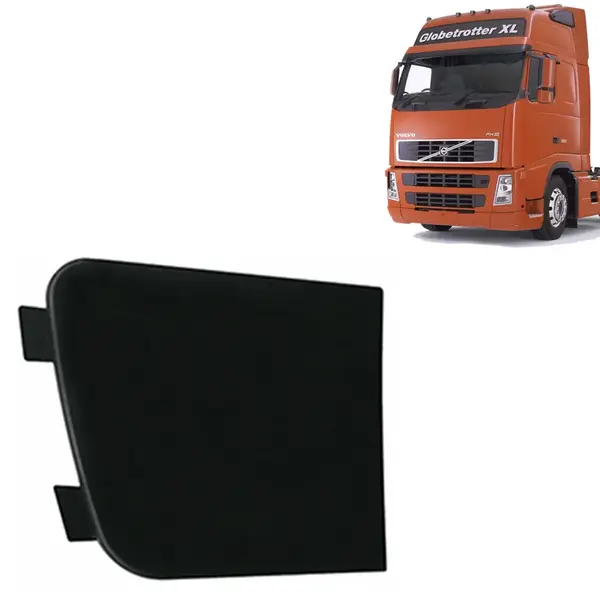 Tampa Inferior Acabamento Grade Frontal Inferior para Caminhão Volvo FH 2004 á 2009 Lado Direito