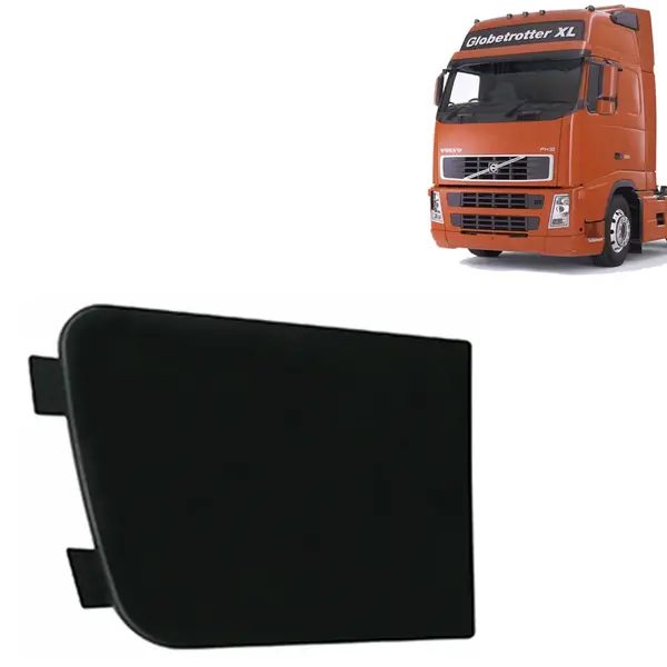 Tampa Superior Acabamento Grade Frontal Inferior para Caminhão Volvo FH 2004 á 2009 Lado Direito