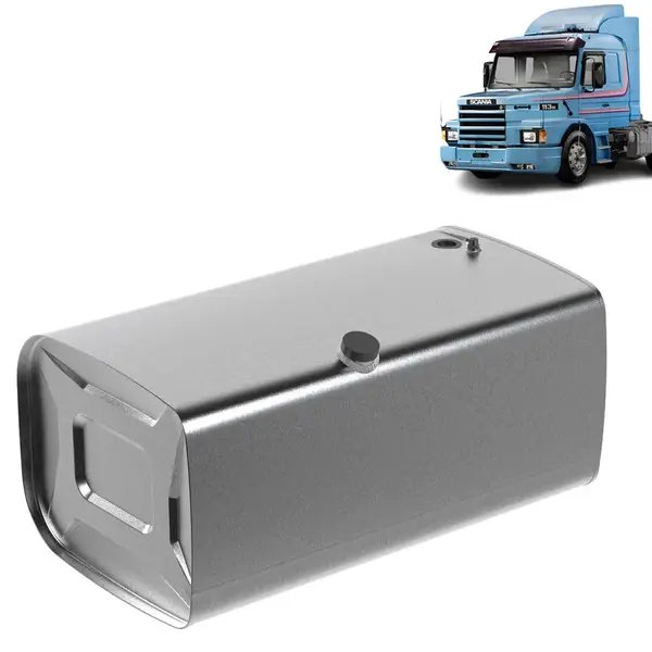 Tanque Combustível Galvanizado para Caminhão Scania T / R 113 / 143 Lado Direito 397 Litros