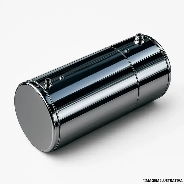 Tanque de Combustível Inox Híbrido Plataforma 460 Litros Com Bocal Original 680mm X 1310mm (350/110 Litros)