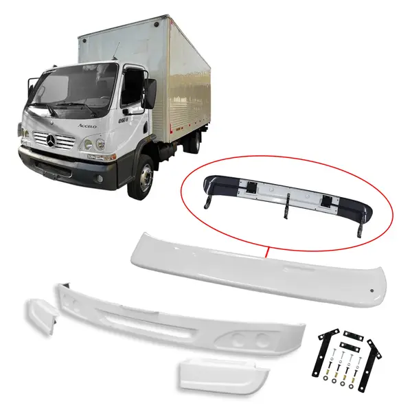 Tapa Sol e Spoiler Caminhão MB Accelo 715 815 915 1016 Todos