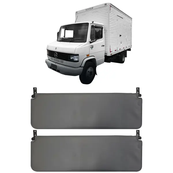 Tapa Sol Interno Caminhão MB 709 912 Par