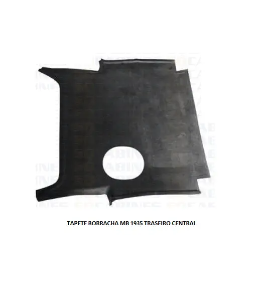 Tapete Borracha MB 1935 Traseiro Central