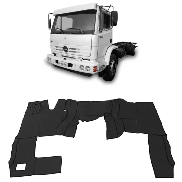 Tapete Verniz Caminhão MB 1214 1218 1714 1718 Cara Chata