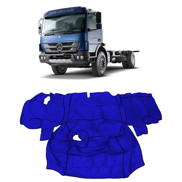 Tapete Verniz Caminhão MB Atego 1419 1719 ...2016 4CC C/capo