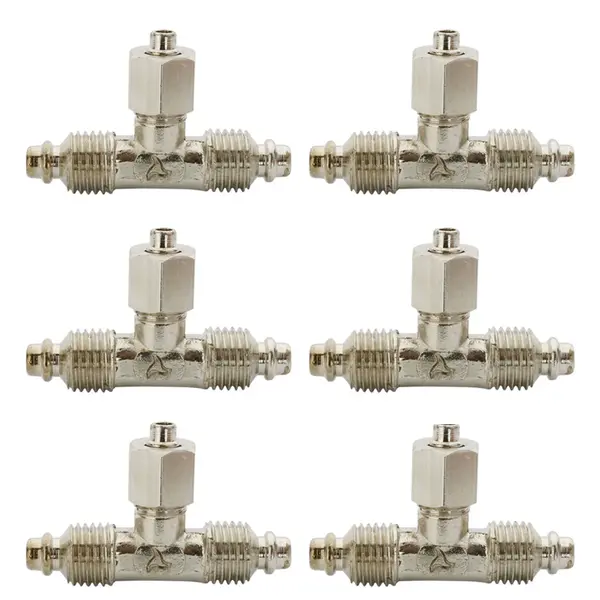 Tê de Rede Calibrador ( 1 Saida 6 Mm 2 Saida 8 Mm ) (KIT c/ 6)