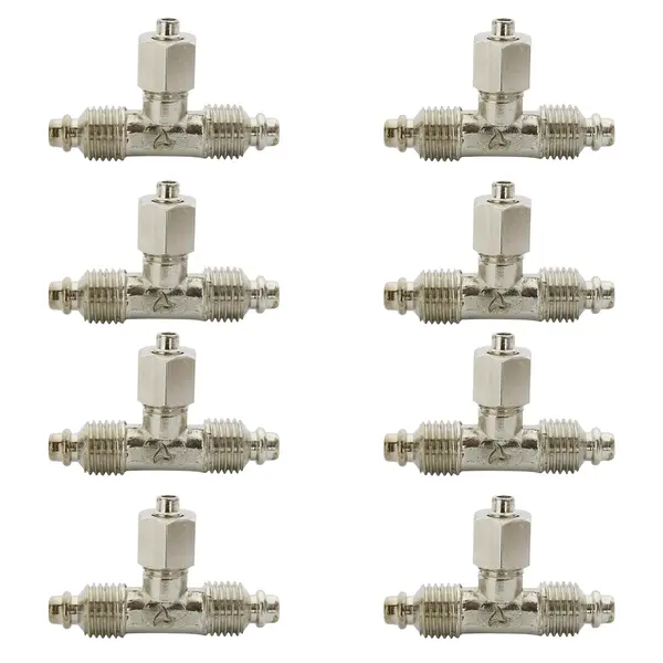 Tê de Rede Calibrador ( 1 Saida 6 Mm 2 Saida 8 Mm ) (KIT c/ 8)