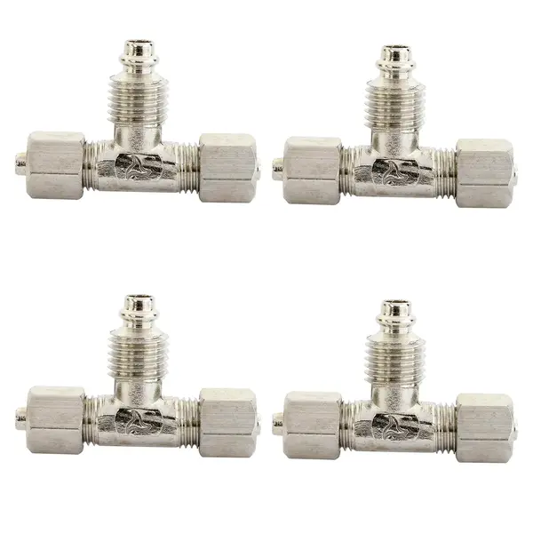 Tê de Rede Calibrador ( 2 Saida 6 Mm 1 Saida 8 Mm ) (KIT c/ 4)