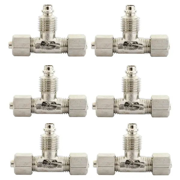 Tê de Rede Calibrador ( 2 Saida 6 Mm 1 Saida 8 Mm ) (KIT c/ 6)