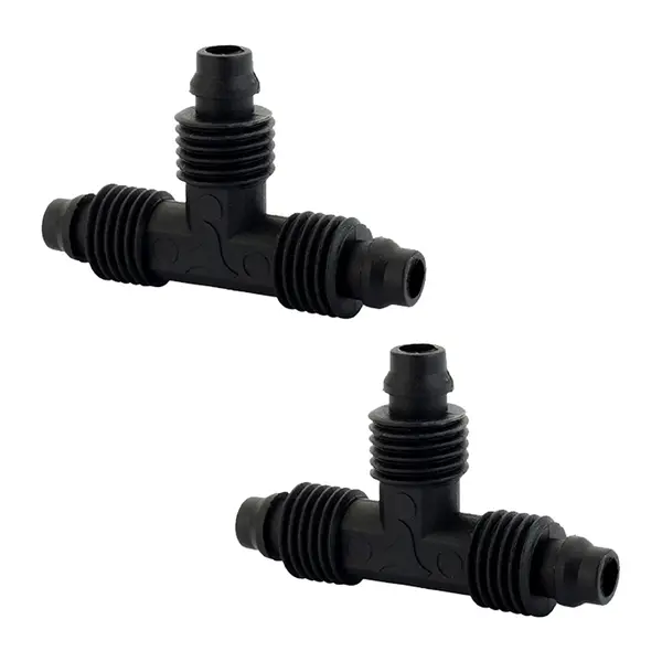 Tê Rede Ar Nylon 8MM Calibrador Rodoar Caminhão KIT 2 Peças