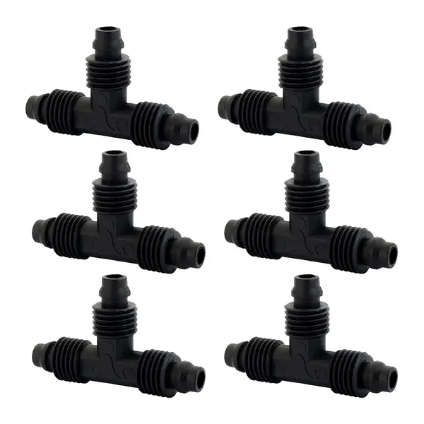 Tê Rede Ar Nylon 8MM Calibrador Rodoar Caminhão KIT 6 Peças