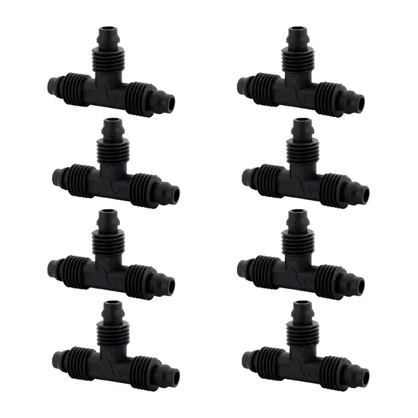 Tê Rede Ar Nylon 8MM Calibrador Rodoar Caminhão KIT 8 Peças