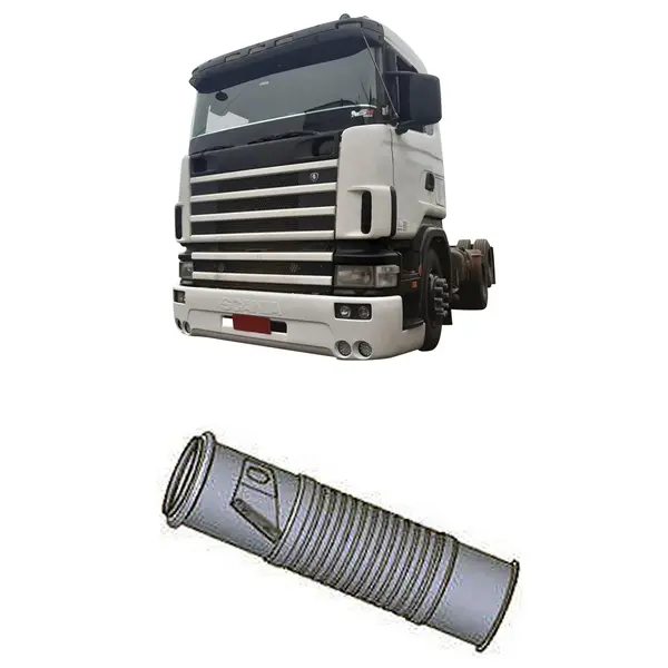 Tubo Escapamento Flexível 4,5'' Caminhão Sc S4 2008 até 2011