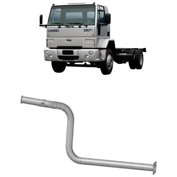 Tubo Escapamento Saída Motor Caminhão Ford Cargo 2,5''
