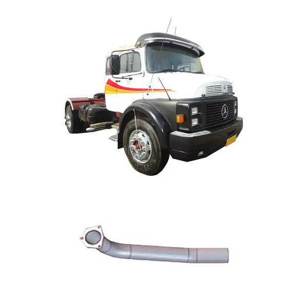 Tubo Escapamento Saída Motor Caminhão MB 1519 1520 2219 2220