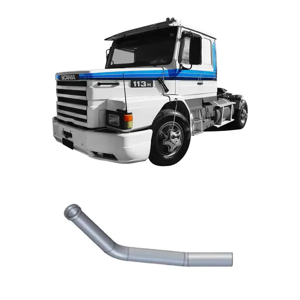 Tubo Escapamento Saída Motor Caminhão SC113 10 MARCHAS 4,5''
