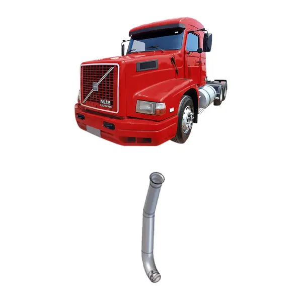 Tubo Escapamento Saída Motor Caminhão Volvo NL EDC 1993..4''