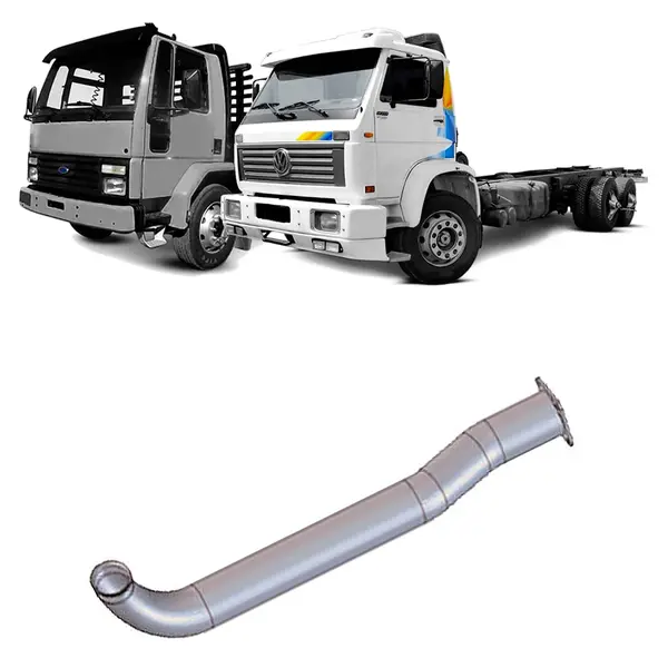 Tubo Escapamento Saída Motor Caminhão VW Cargo Cummins 3,5''