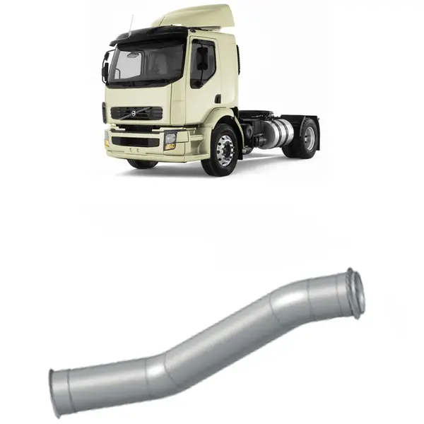 Tubo Intermediário Escapamento 4'' Volvo VM 2006 até 2011