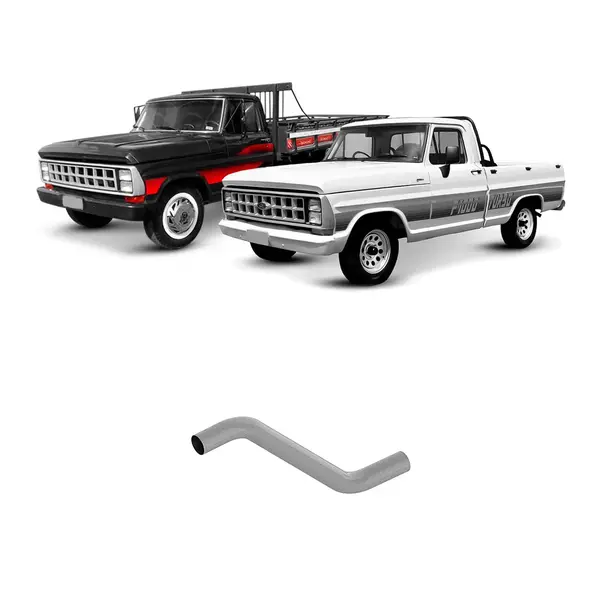 Tubo Intermediário Escapamento Ford F1000 F4000...1995 2,5''