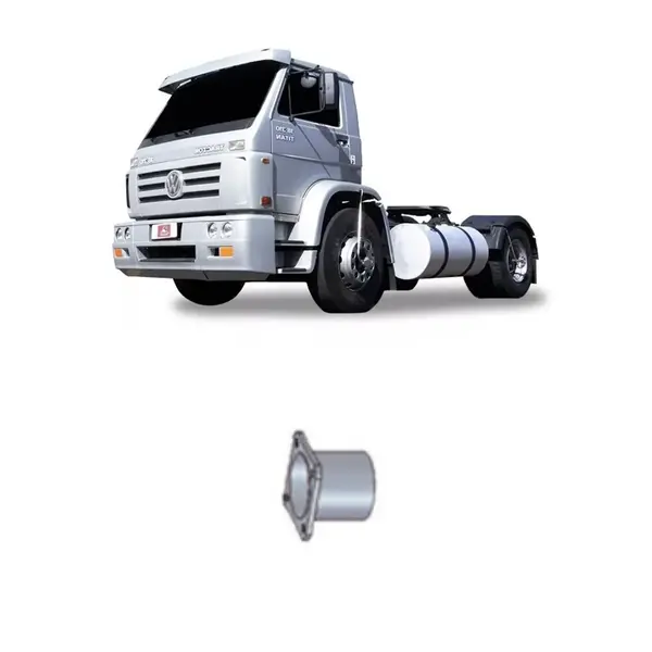 Tubo Intermediário Escapamento VW Titan 18.310 Tractor 4''