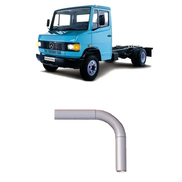 Tubo Terminal Saída Escapamento Caminhão MB 709 3 Polegadas