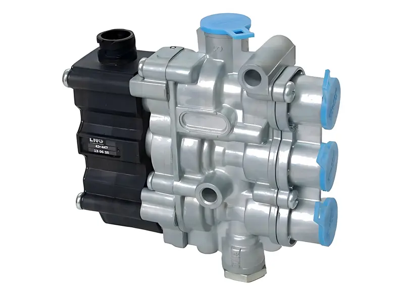 Valvula ECAS Simples 2 Bobinas para Scania MB