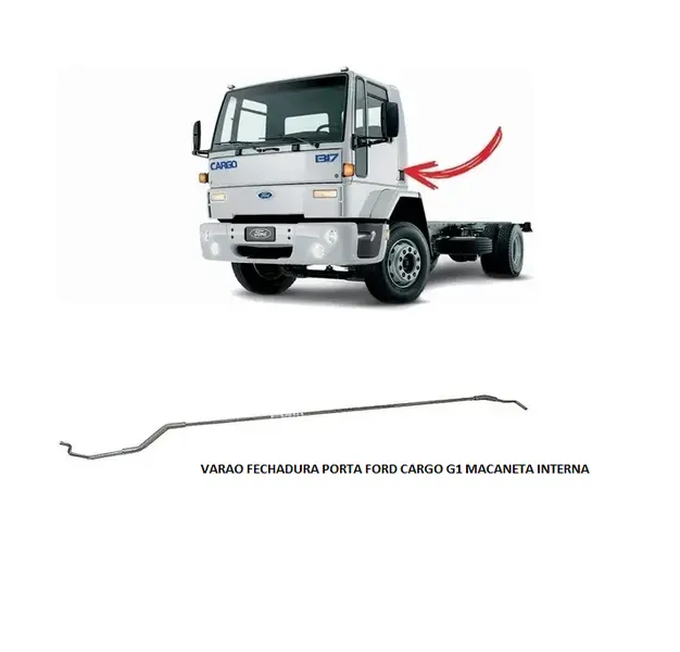 Varao Fechadura Porta Ford Cargo G1 Macaneta Interna LD OT046 82DBE21914