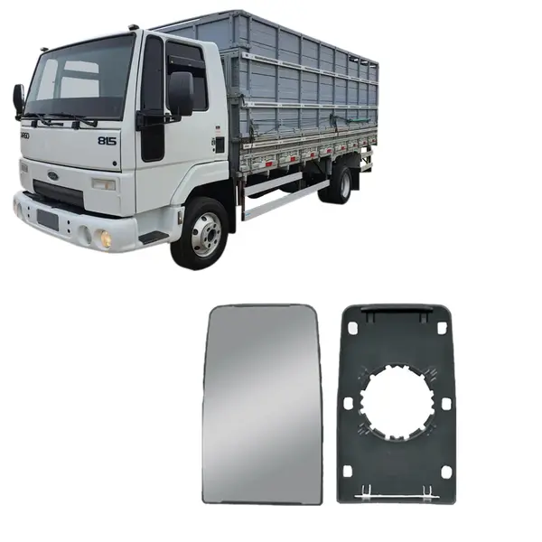 Vidro Espelho Convexo Ford Cargo EURO 3 2012... com Base