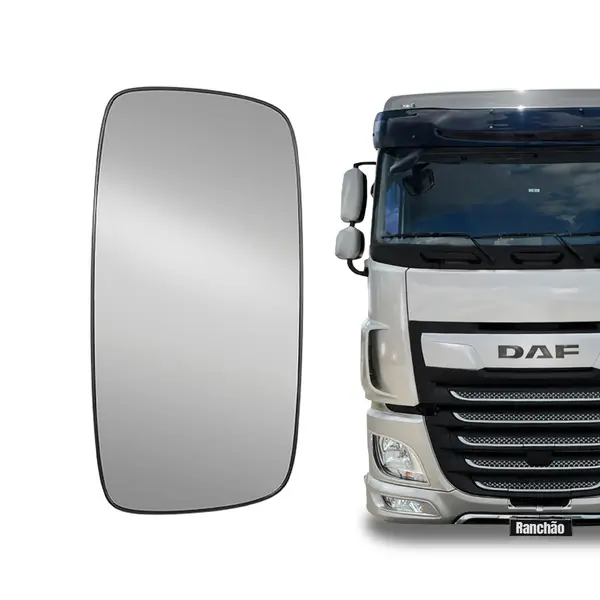Vidro Espelho DAF XF 2020 a 2023 Maior LD / LE com Base