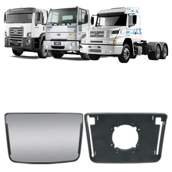 Vidro Espelho MB Ford Cargo VW Constellation Convexo Menor