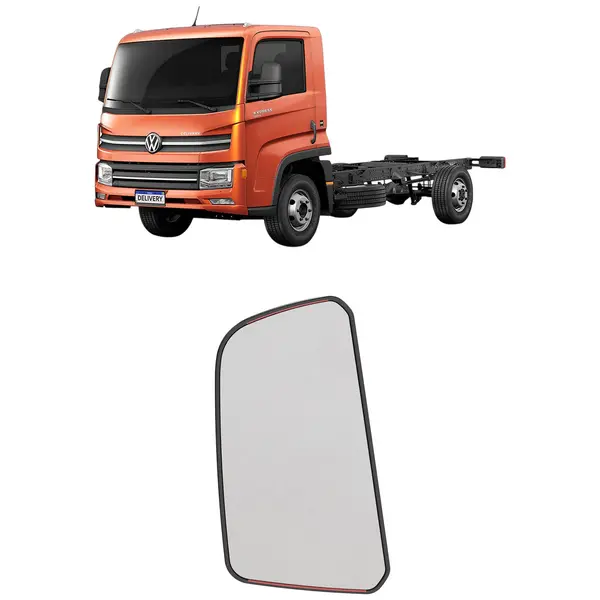 Vidro Espelho Retrovisor Plano VW Delivery 2018.. L/e C/base