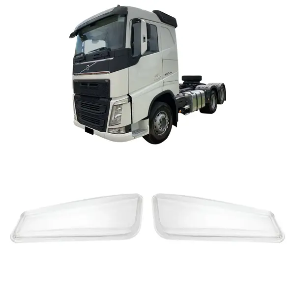 Vidro Farol Auxiliar Caminhão Volvo FH 13 FM 13 - Par