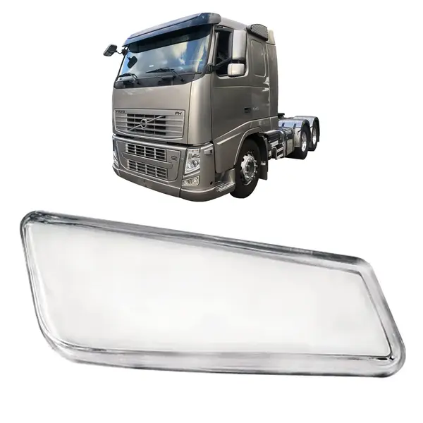 Vidro Lente Farol Auxiliar Volvo FH13 FM13 2010 a 2014 L/d